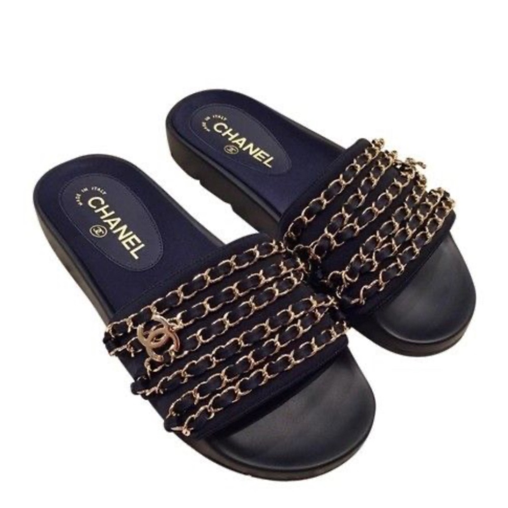 Chanel Tissu Slide